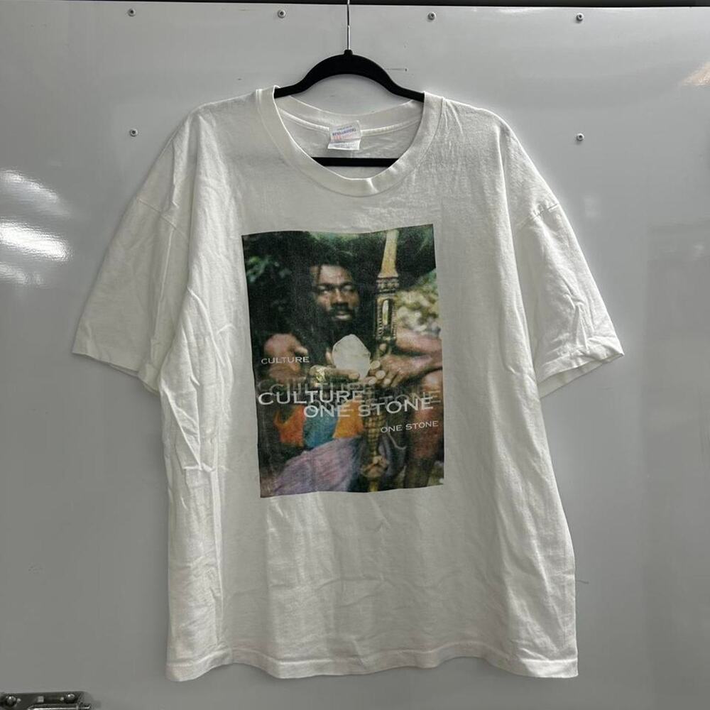 VTG 90s White Culture One Stone Reggae Band t-shirt